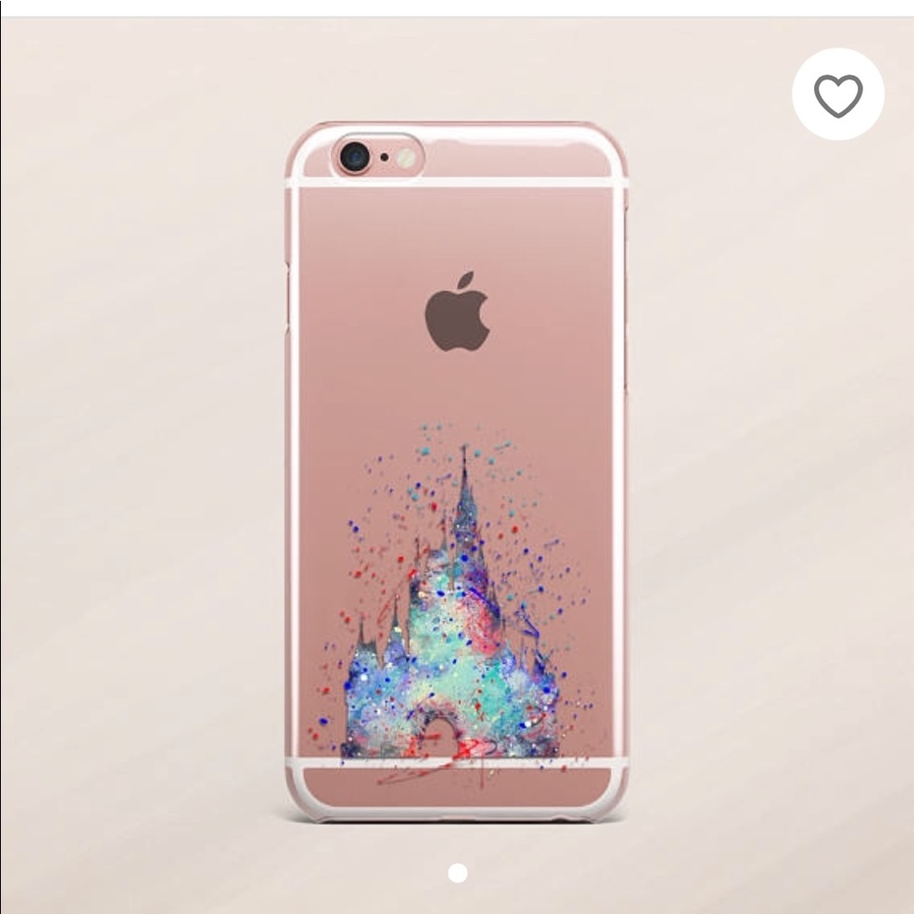 NWOT iPhone 6s Phone Case with Disney Castle